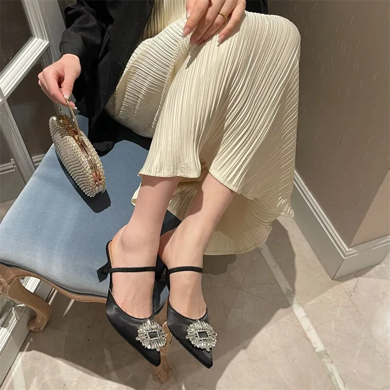 Toe Shallow High Heels For Women