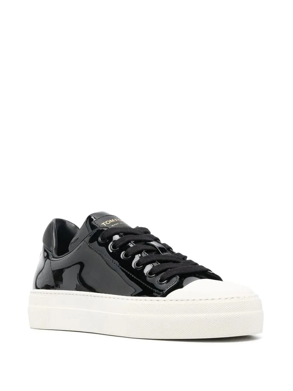 TOM FORD - calf leather sneakers
