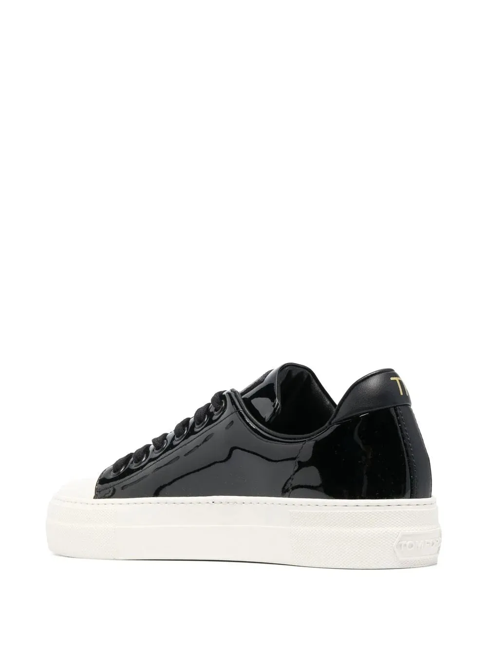 TOM FORD - calf leather sneakers