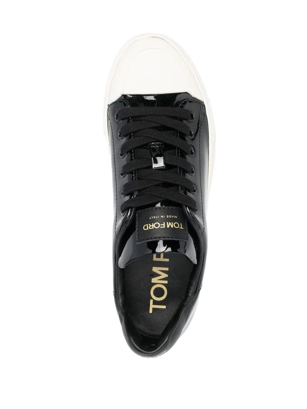 TOM FORD - calf leather sneakers