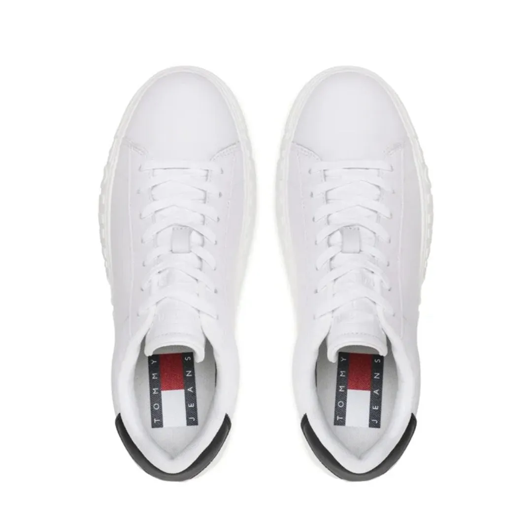 Tommy Hilfiger Jeans Sneakers Leather Outsole EM0EM01159-WHT