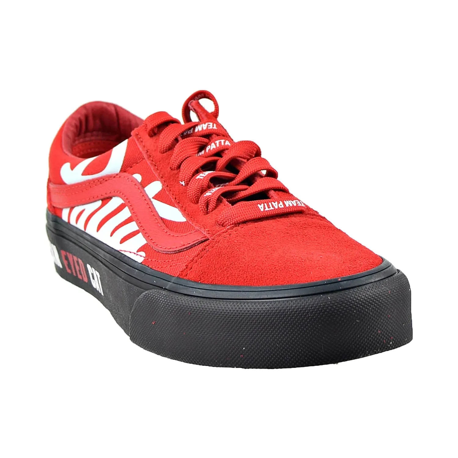 Vans Patta x Old Skool VLT LX "Mean Eyed Cat" Men's Shoes High Risk Red-White