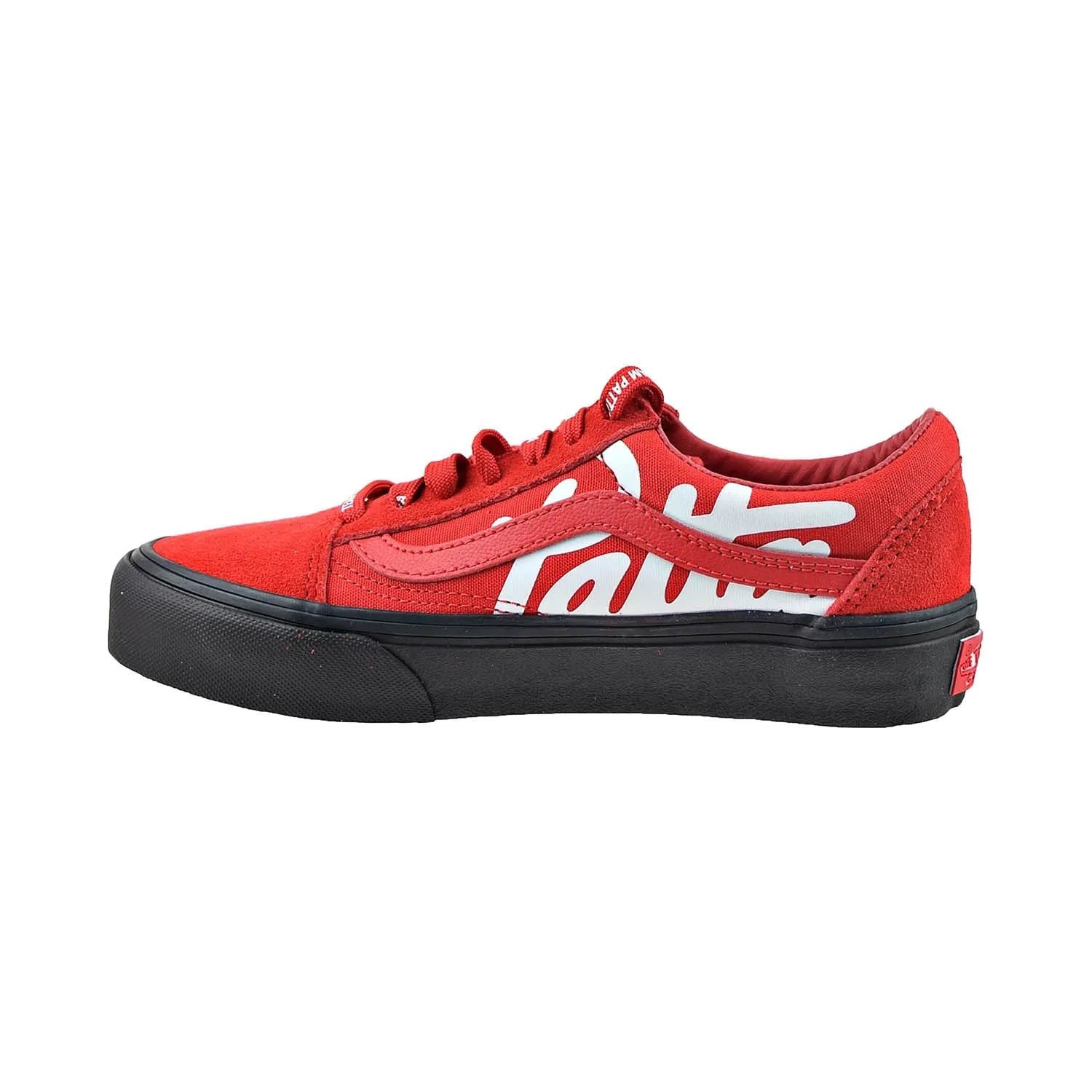 Vans Patta x Old Skool VLT LX "Mean Eyed Cat" Men's Shoes High Risk Red-White