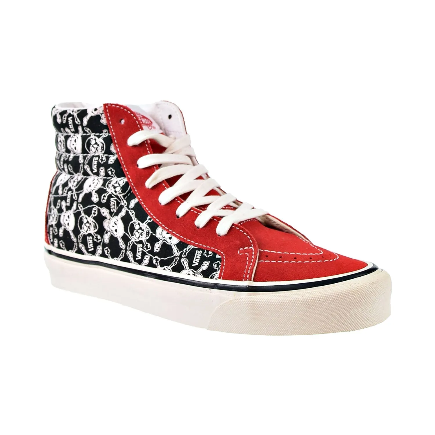 Vans Sk8-Hi 38 DX Men's Shoes Skulls-Red-Black