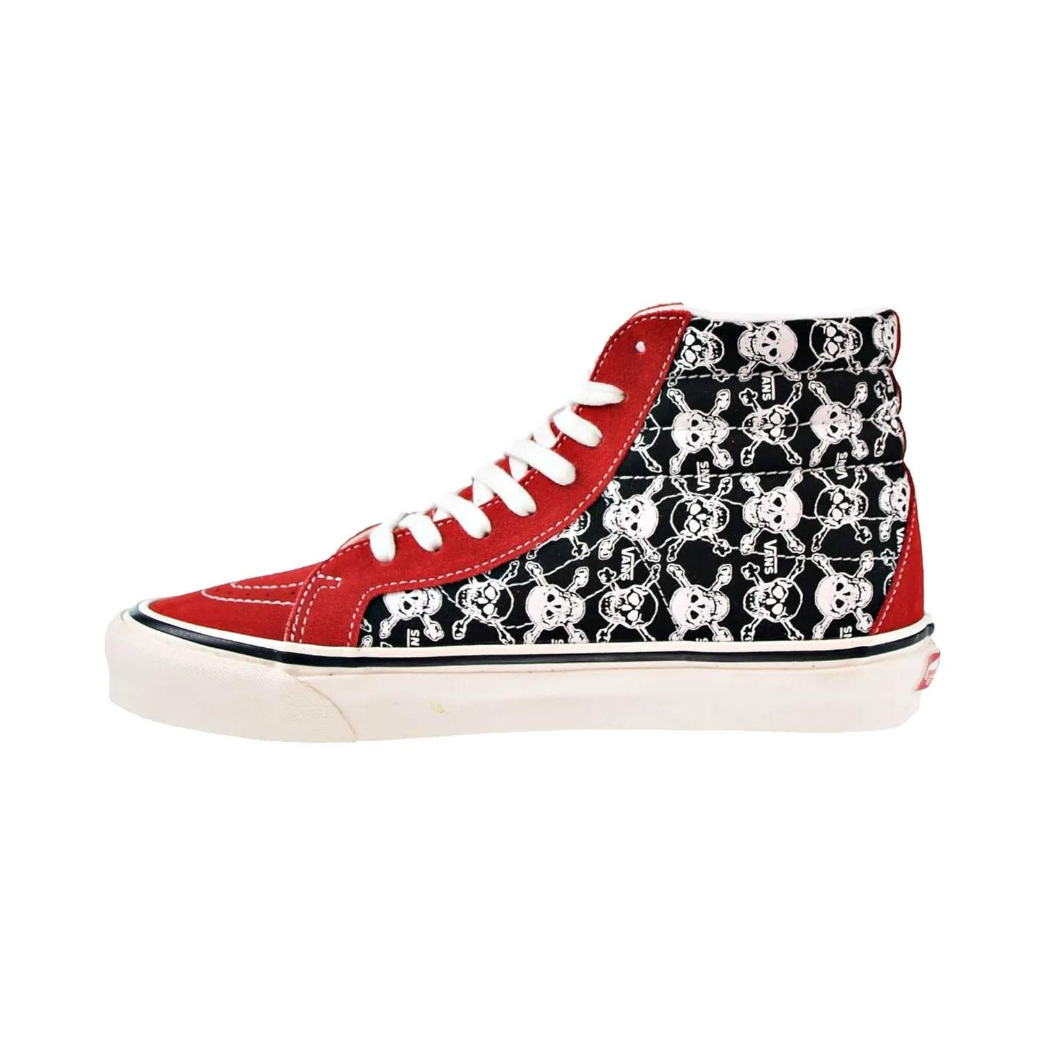 Vans Sk8-Hi 38 DX Men's Shoes Skulls-Red-Black