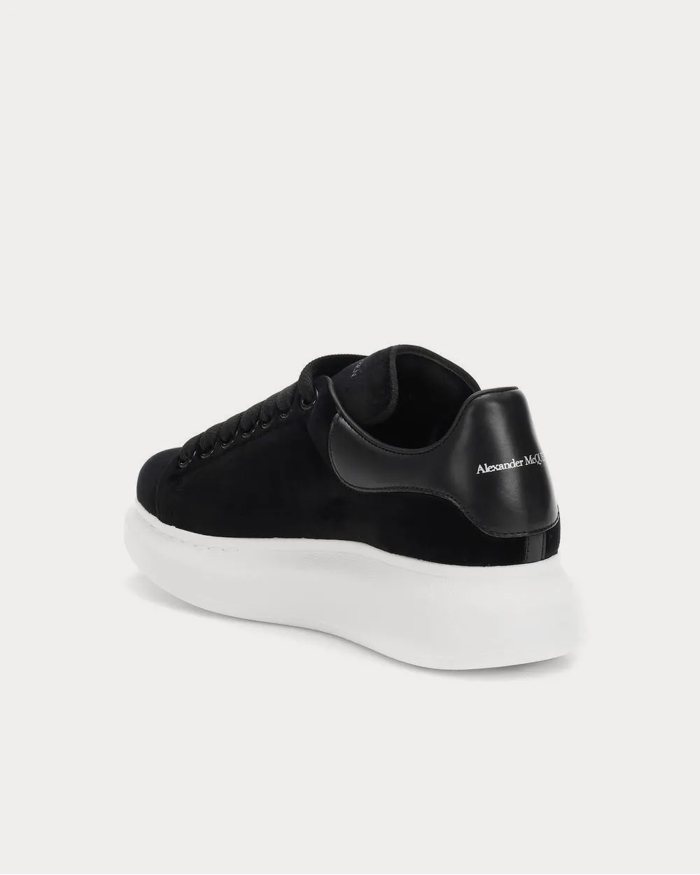Velvet Black Low Top Sneakers