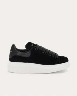 Velvet Black Low Top Sneakers