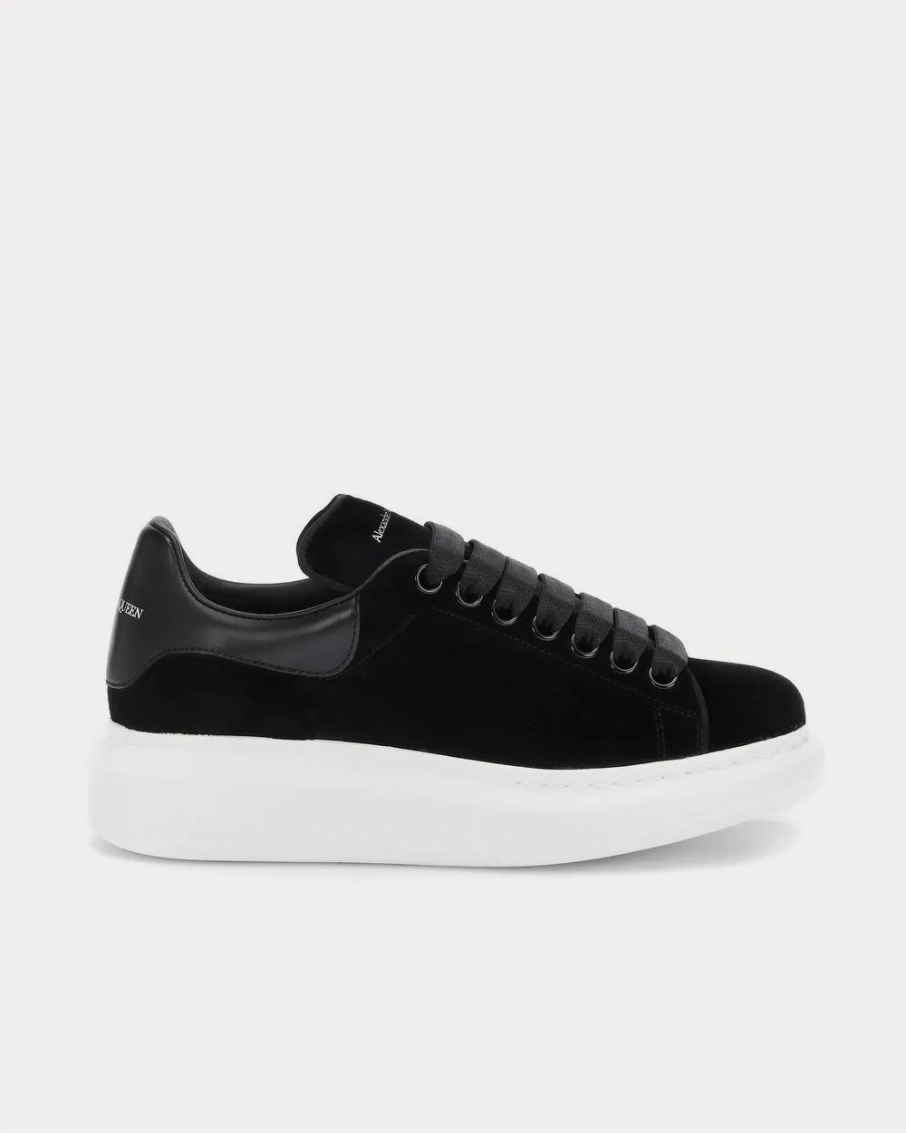 Velvet Black Low Top Sneakers