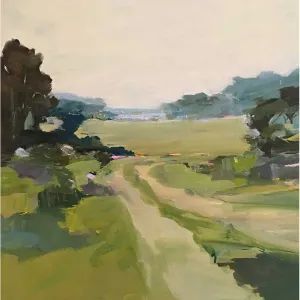 Walking Out -Oil Painting 30x30