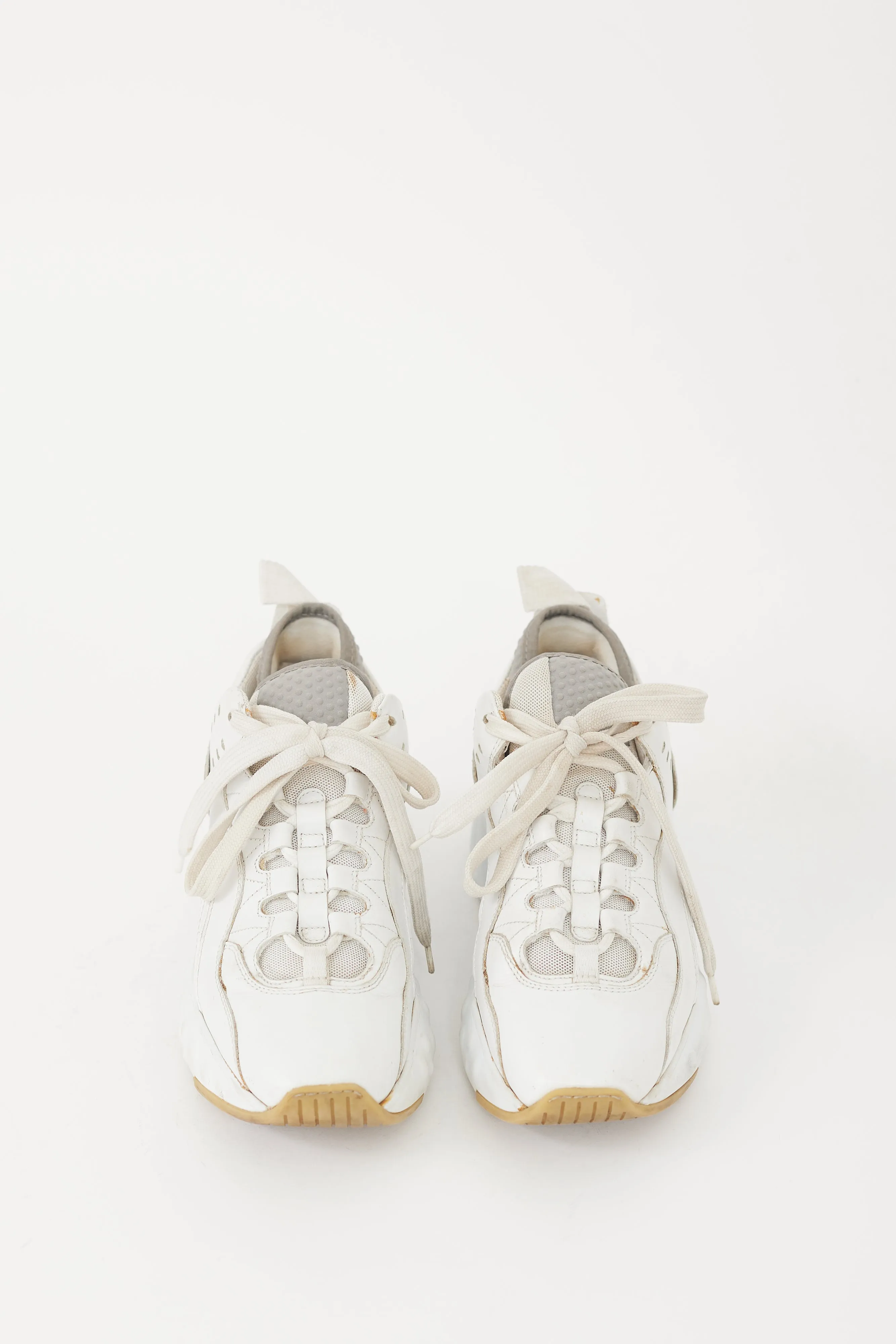 White Leather Rockaway Sneaker