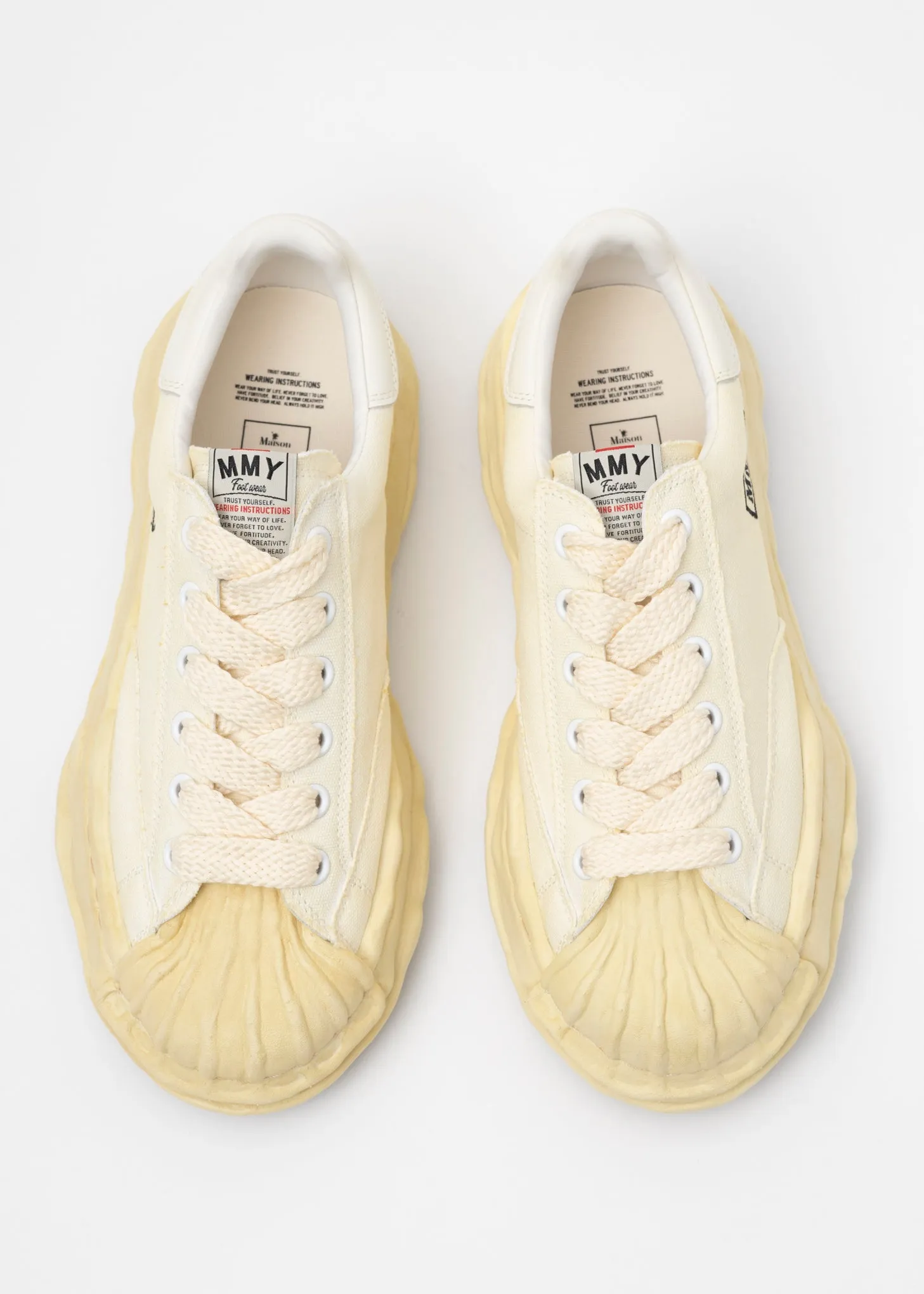 White OG Canvas Low-Top Sneaker (BLAKEY LOW)