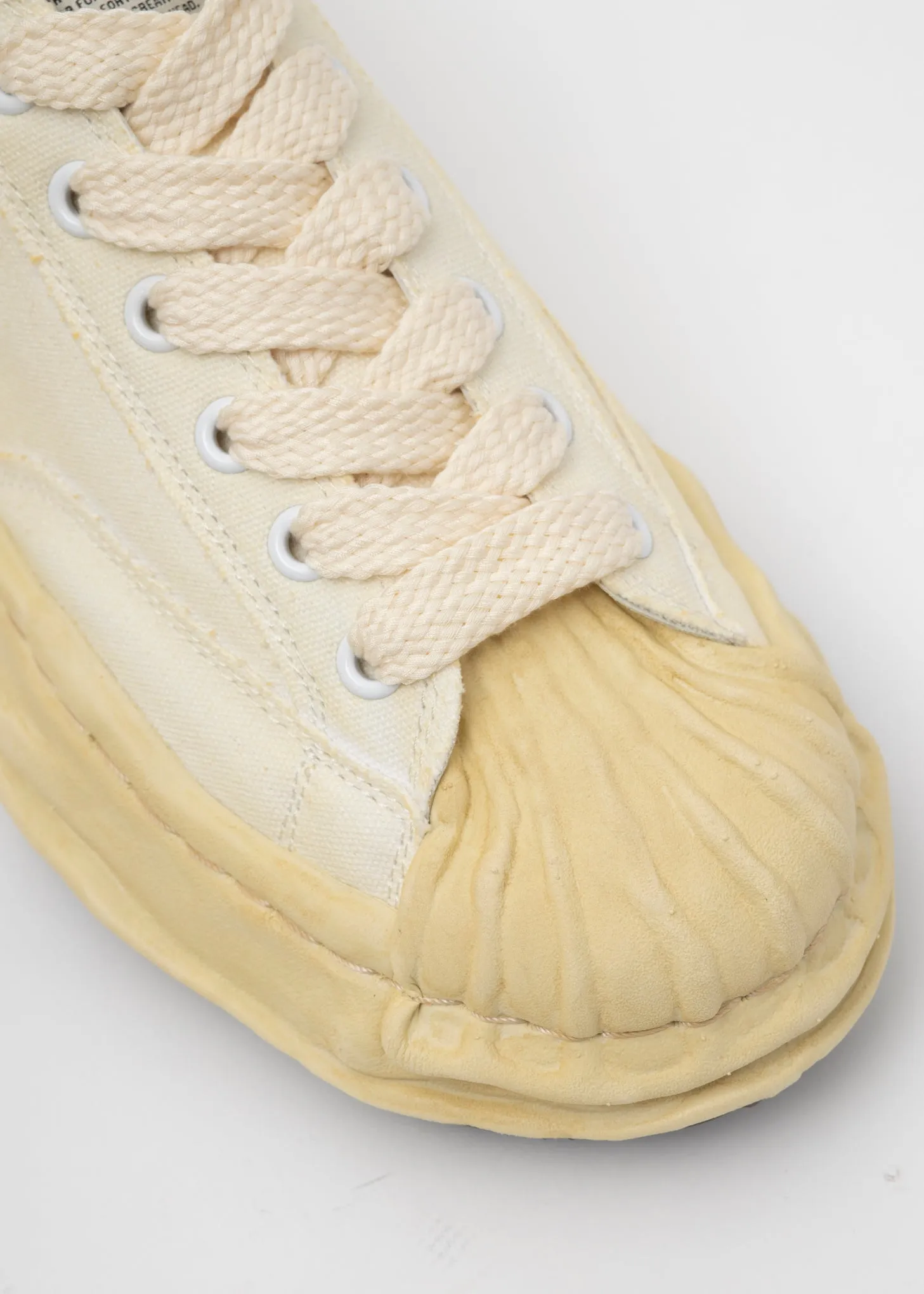 White OG Canvas Low-Top Sneaker (BLAKEY LOW)