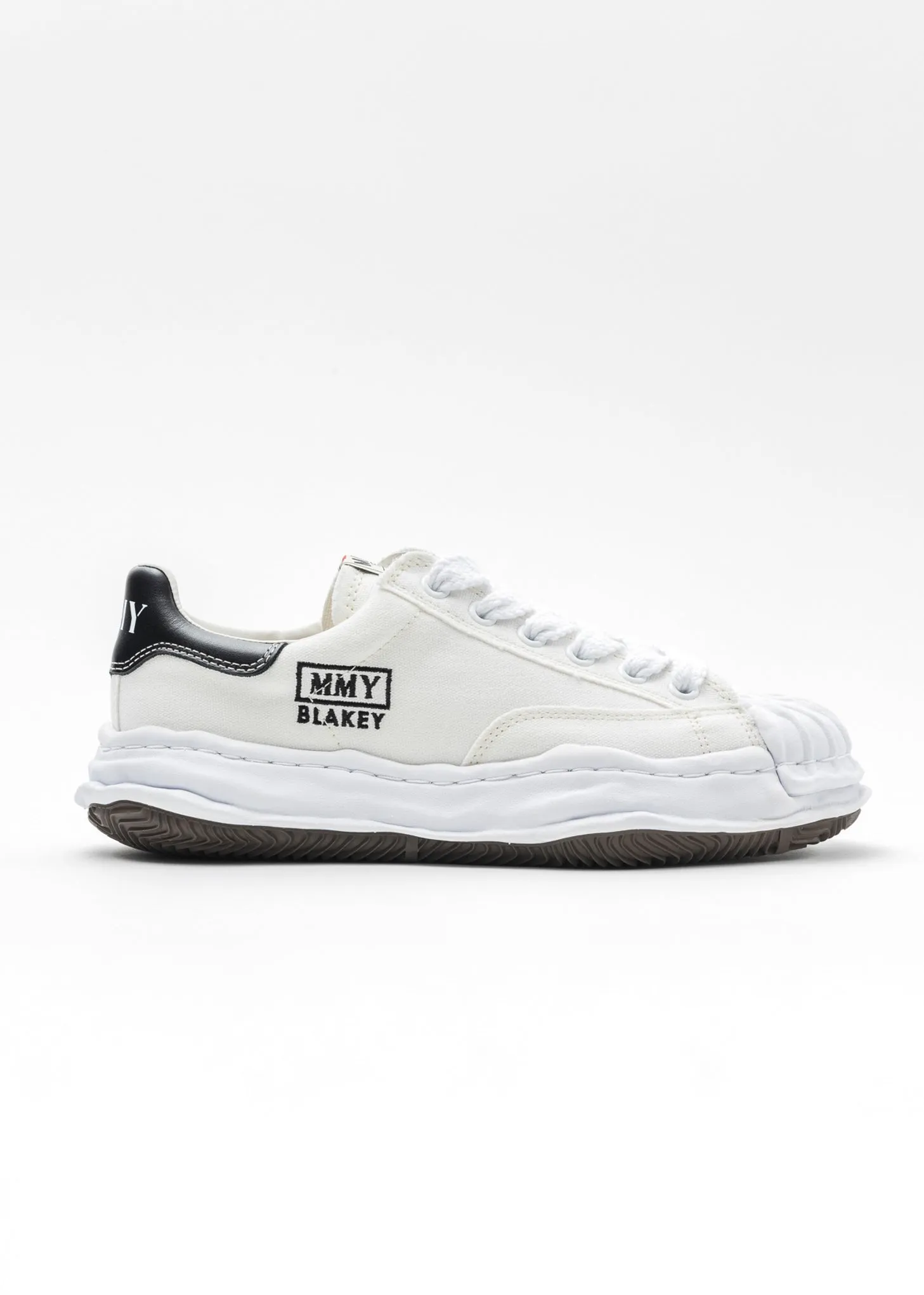 White OG Sole Canvas Low-Top Sneaker (BLAKEY LOW)