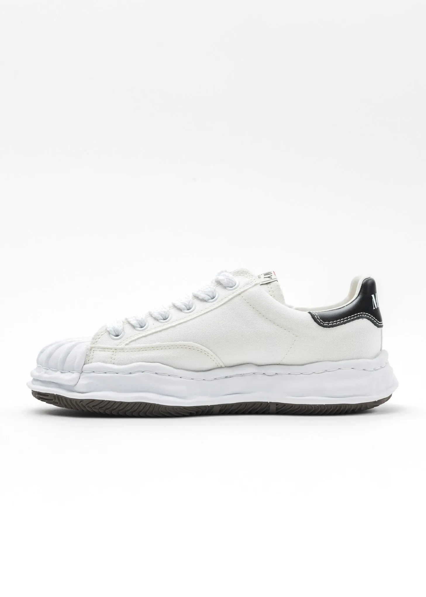 White OG Sole Canvas Low-Top Sneaker (BLAKEY LOW)