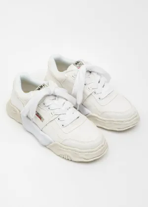 White OG Sole Canvas Low-Top Sneaker (PARKER)