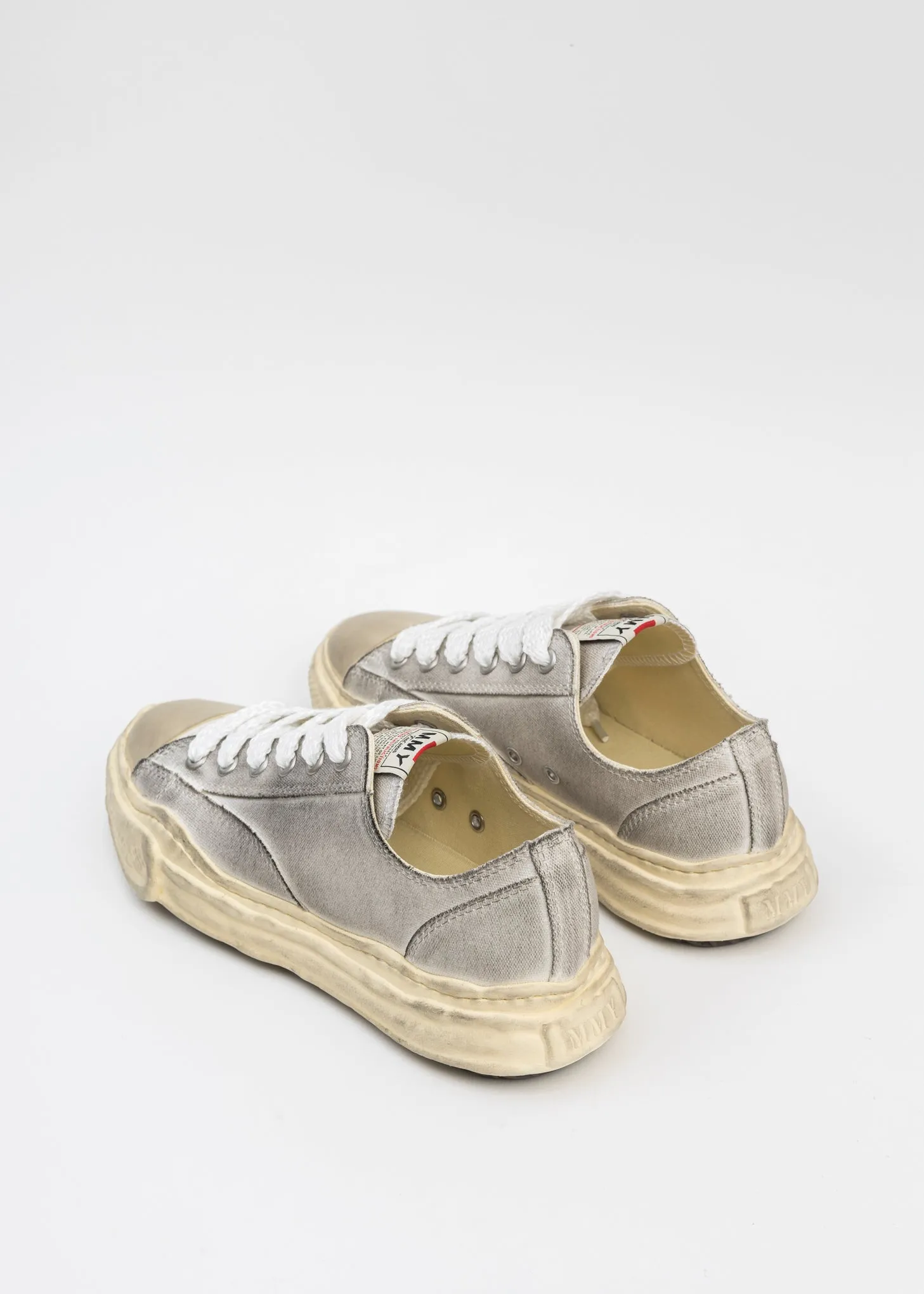 White OG Sole Canvas Low-Top Sneaker (PETERSON DIRTY)