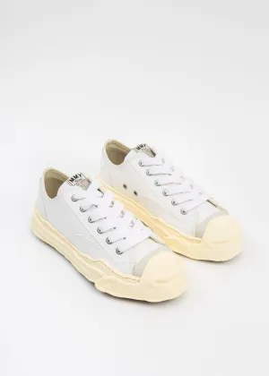 White OG Sole Vintage Colour Canvas Low-Top Sneaker (HANK LOW)