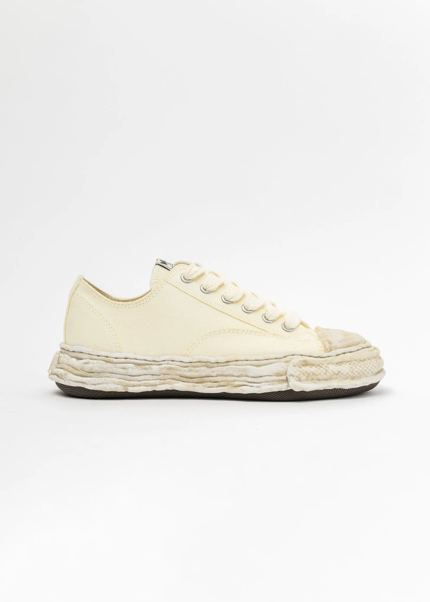 White Original Sole Canvas Garment Dye Lowcut Sneaker