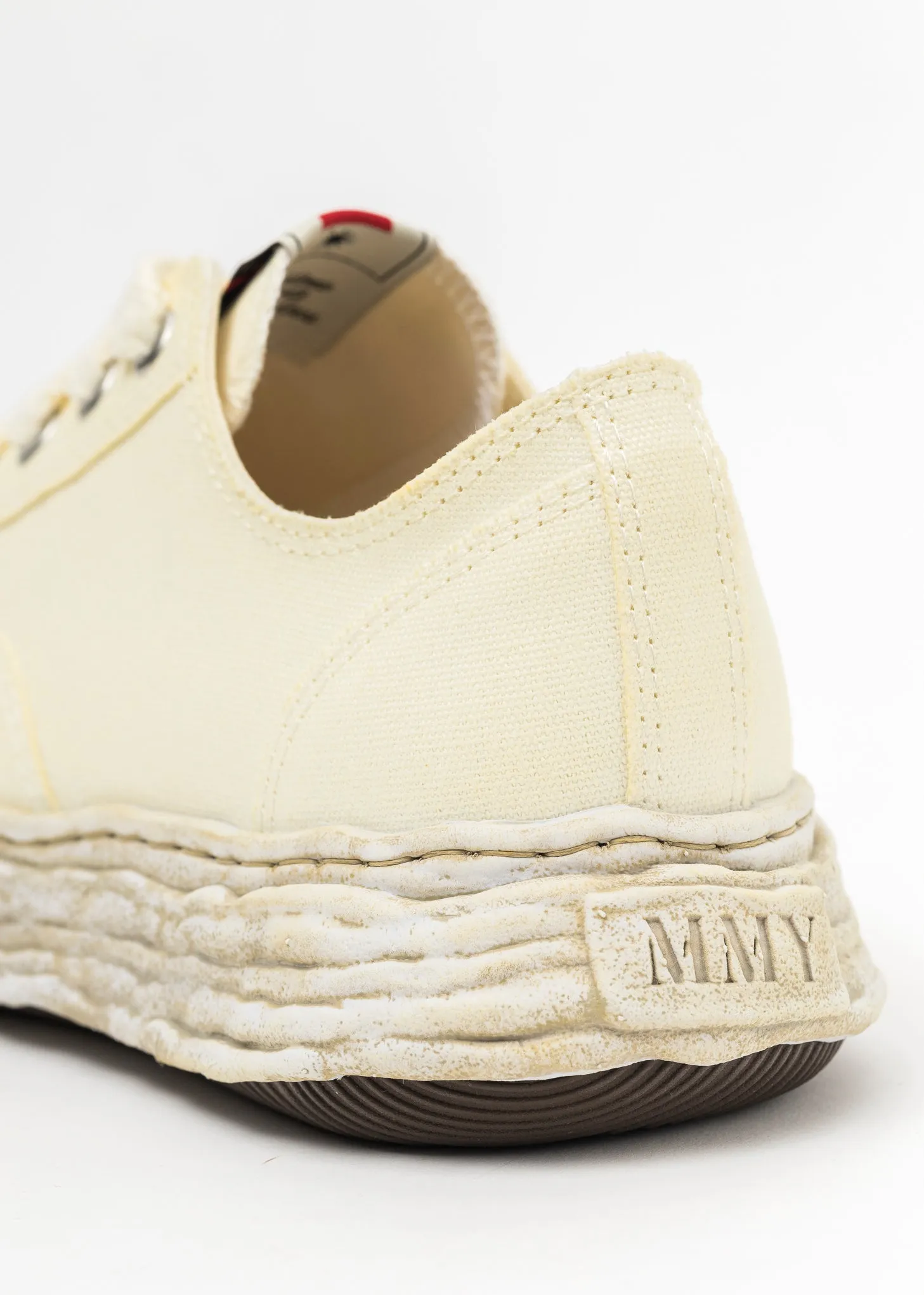 White Original Sole Canvas Garment Dye Lowcut Sneaker