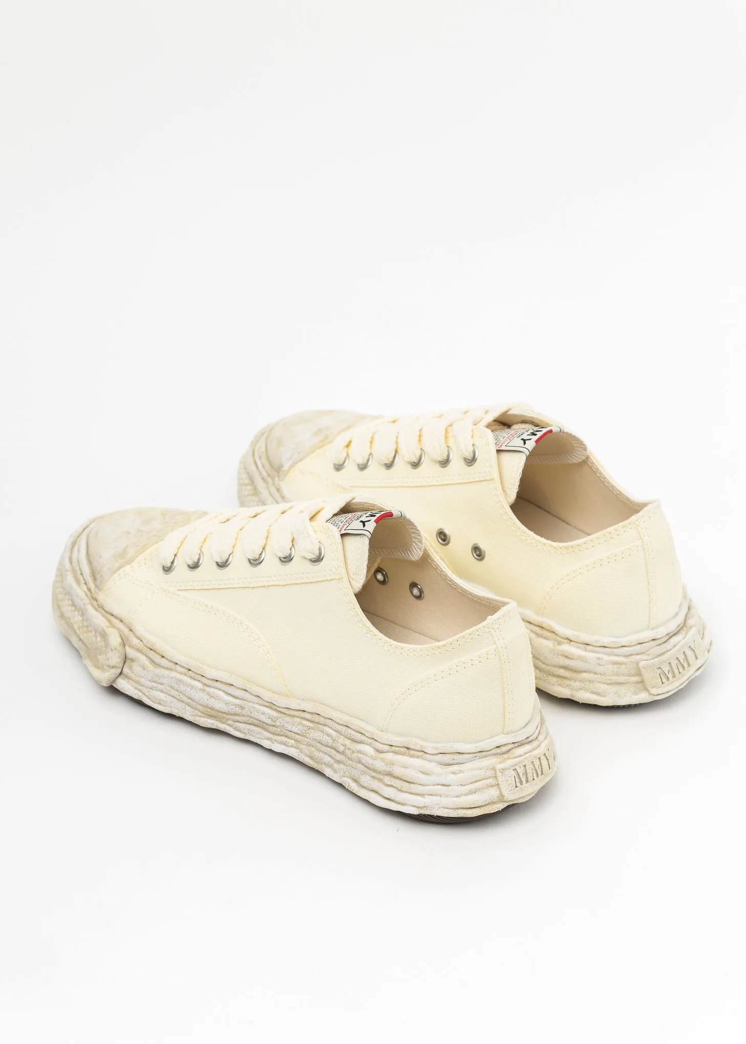 White Original Sole Canvas Garment Dye Lowcut Sneaker
