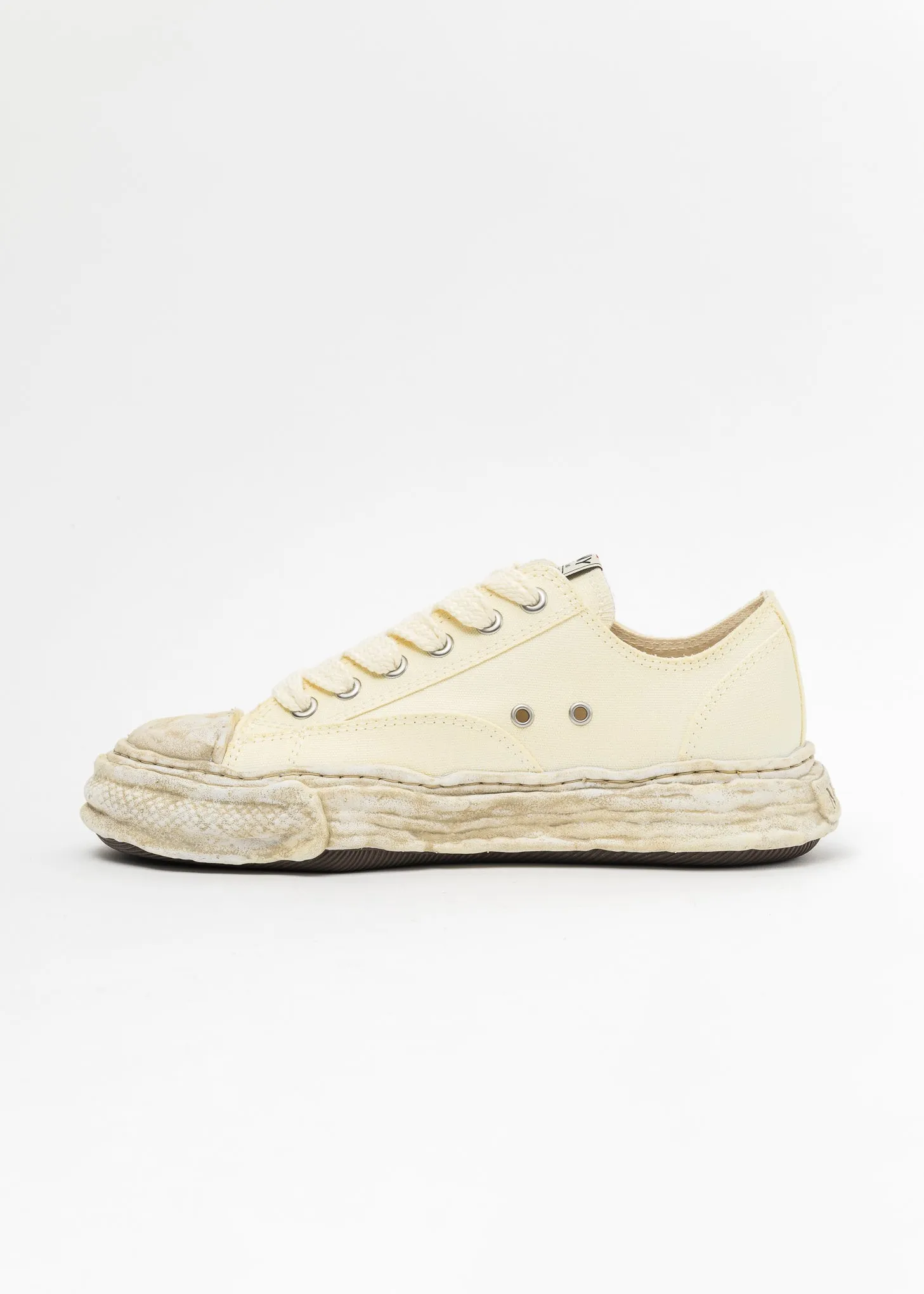 White Original Sole Canvas Garment Dye Lowcut Sneaker