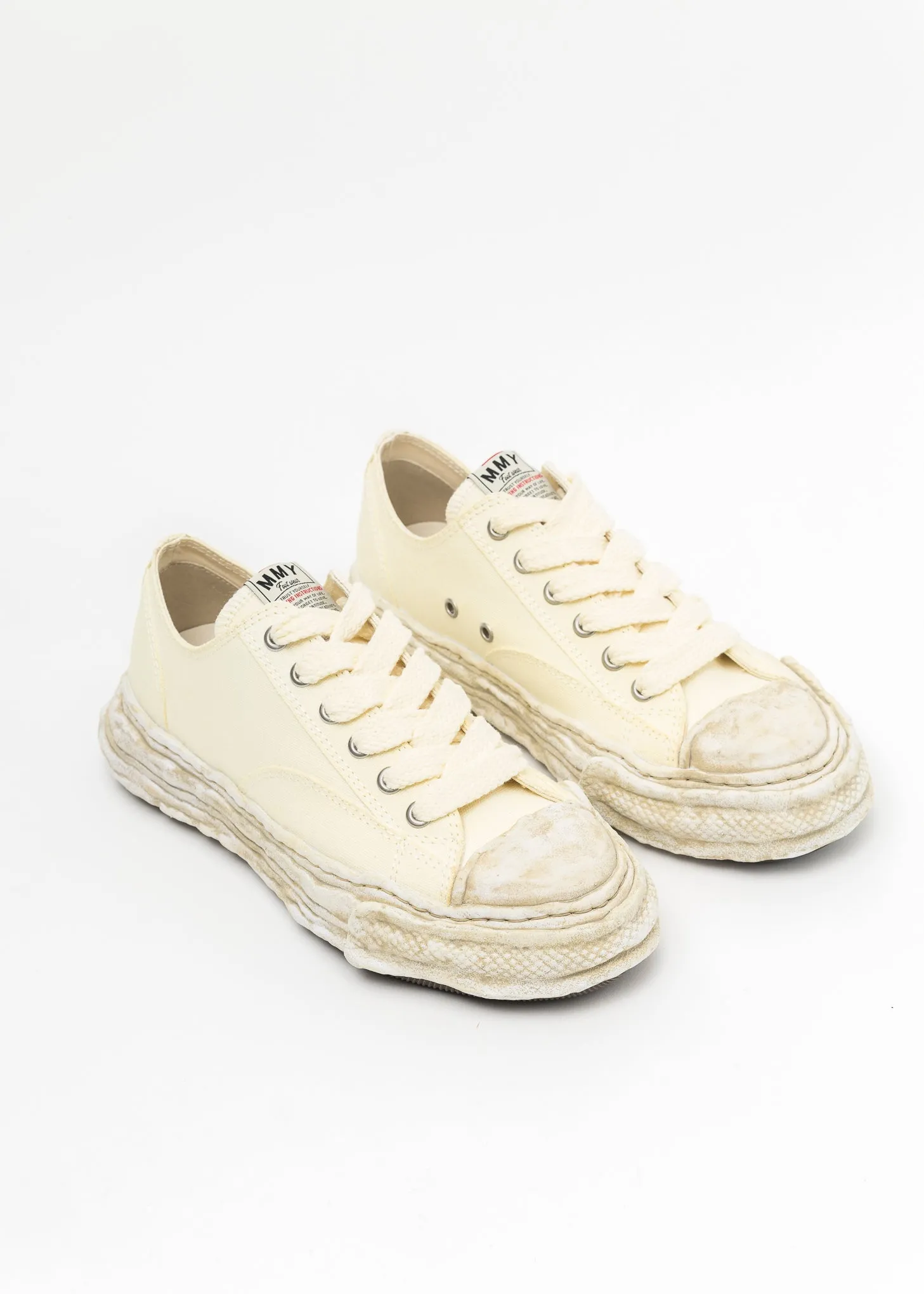 White Original Sole Canvas Garment Dye Lowcut Sneaker