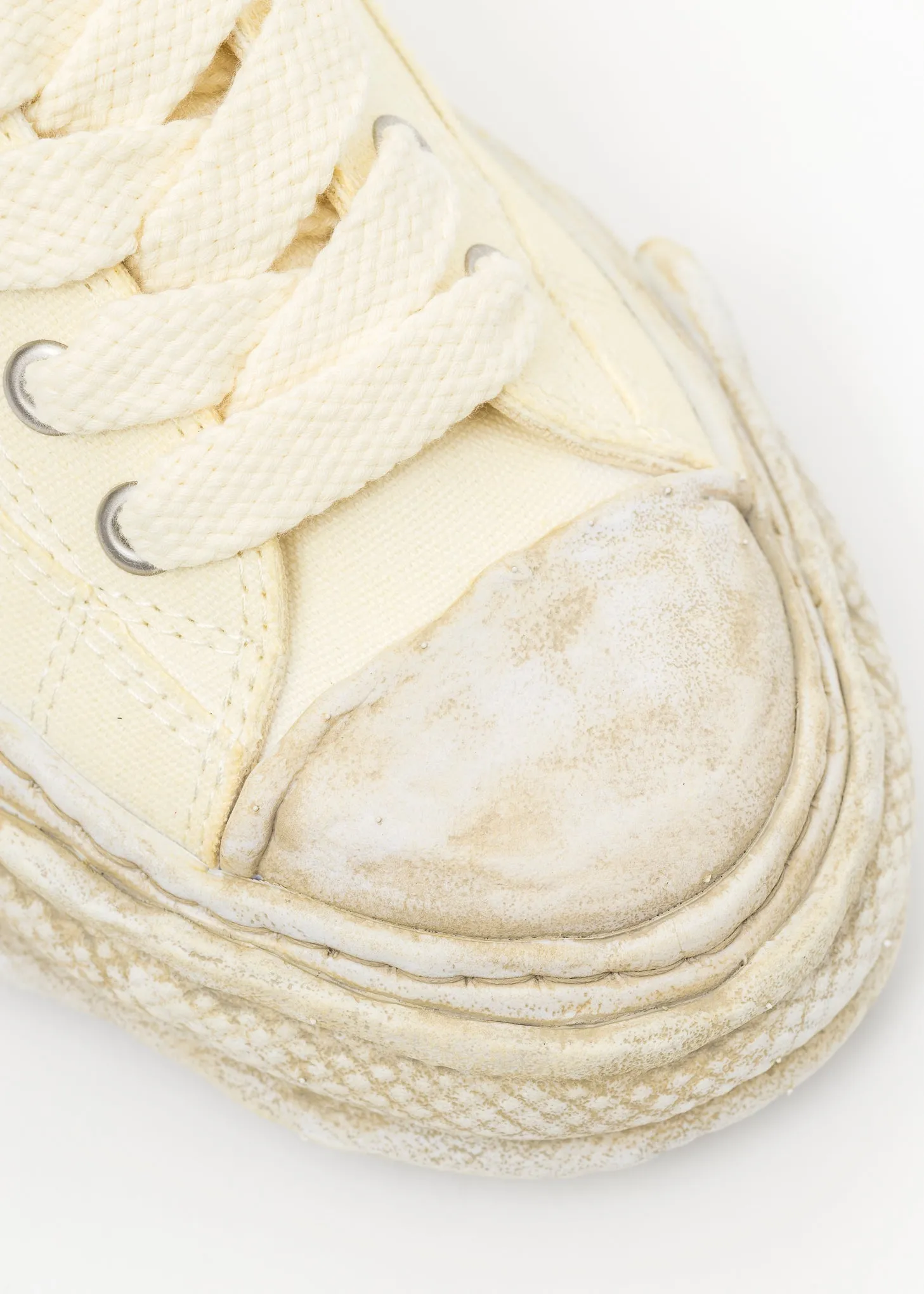 White Original Sole Canvas Garment Dye Lowcut Sneaker
