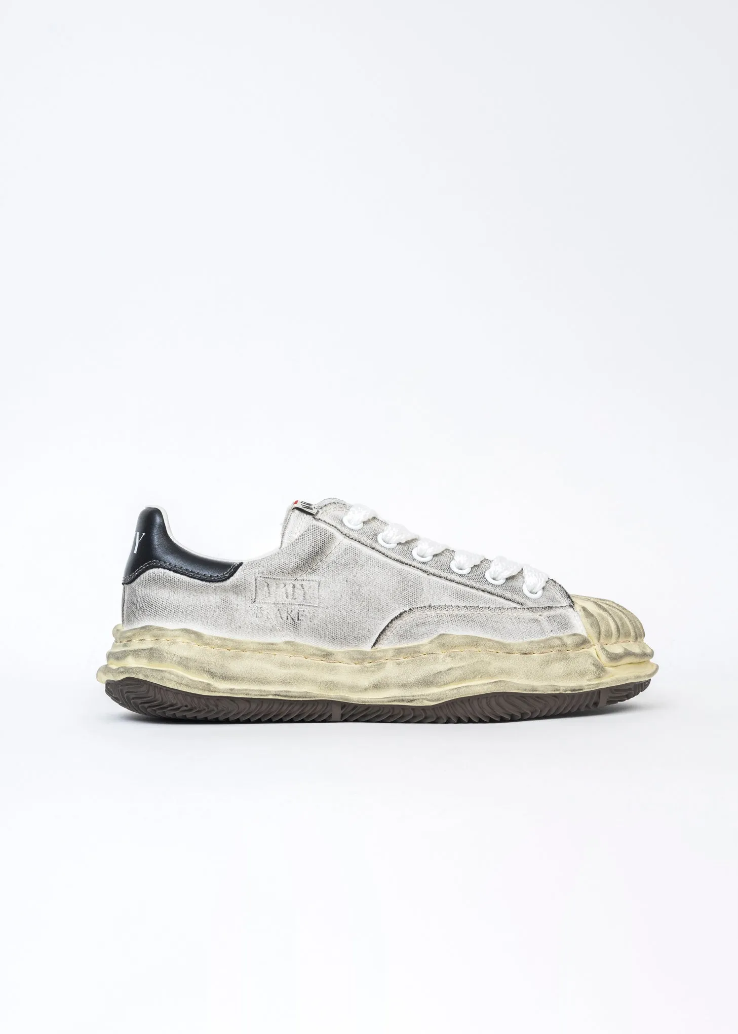 White Original Sole Canvas Low-Top Sneaker (BLAKEY DIRTY)