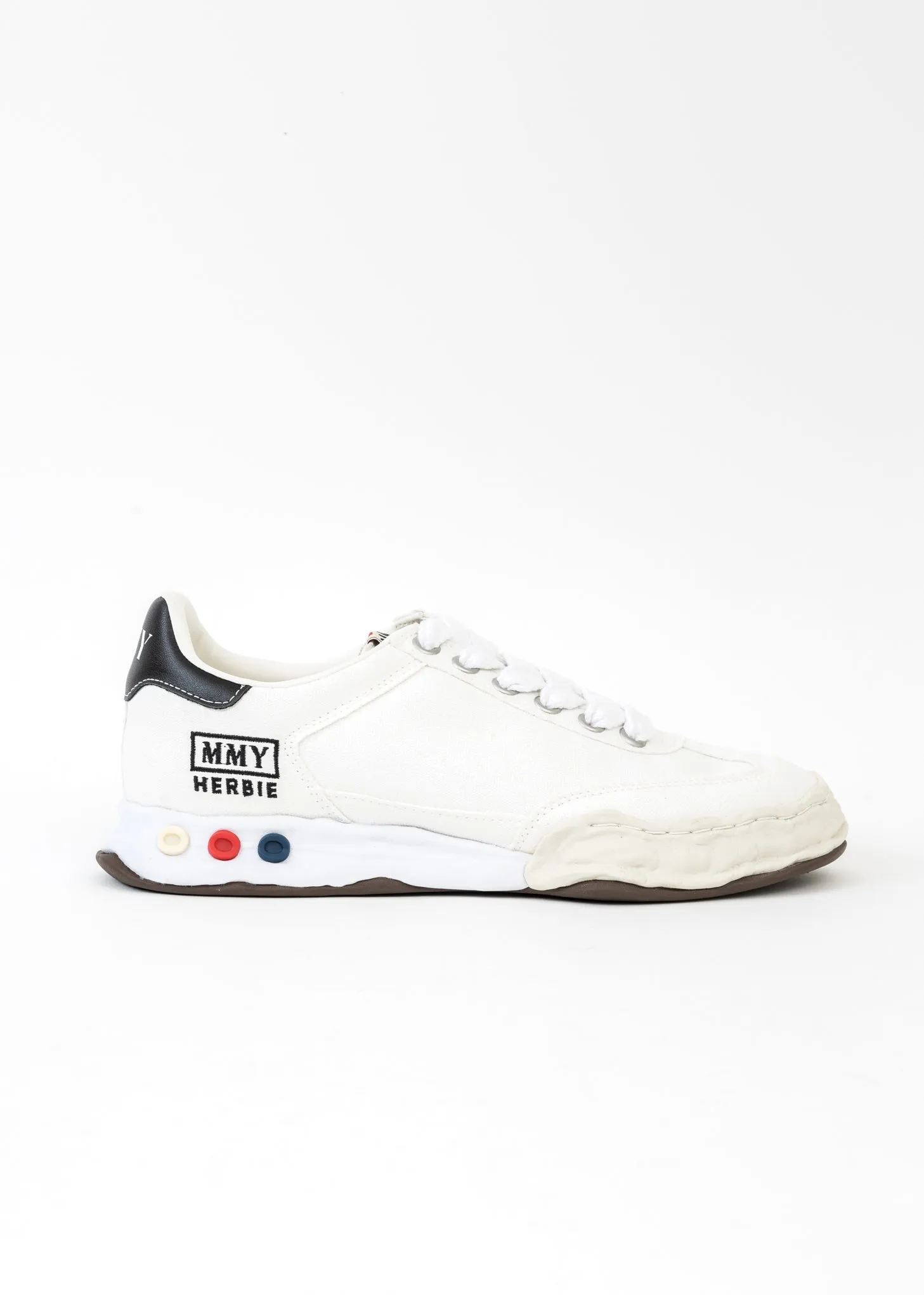 White Original Sole Canvas Low-Top Sneaker (HARBIE LOW)