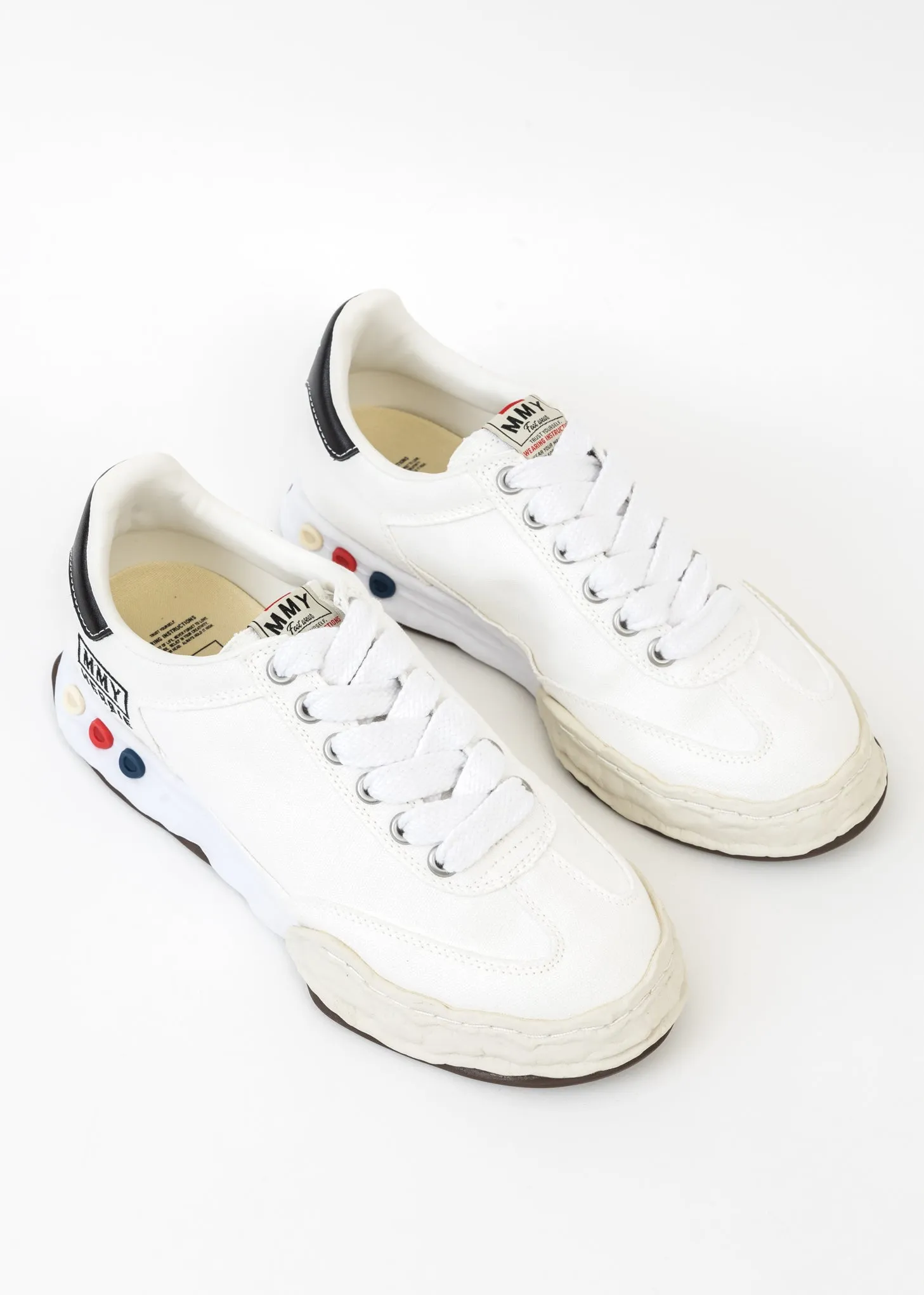 White Original Sole Canvas Low-Top Sneaker (HARBIE LOW)