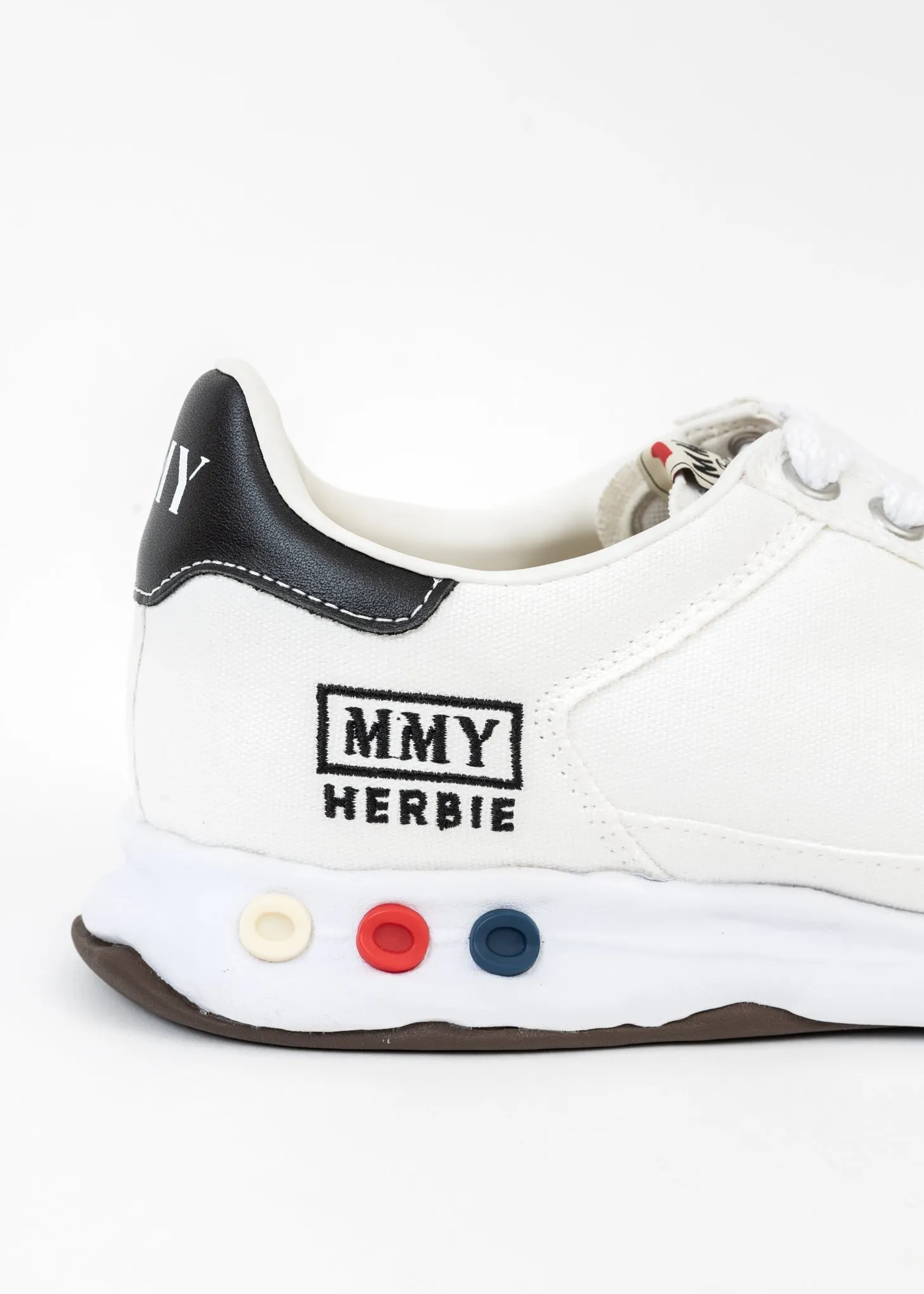 White Original Sole Canvas Low-Top Sneaker (HARBIE LOW)