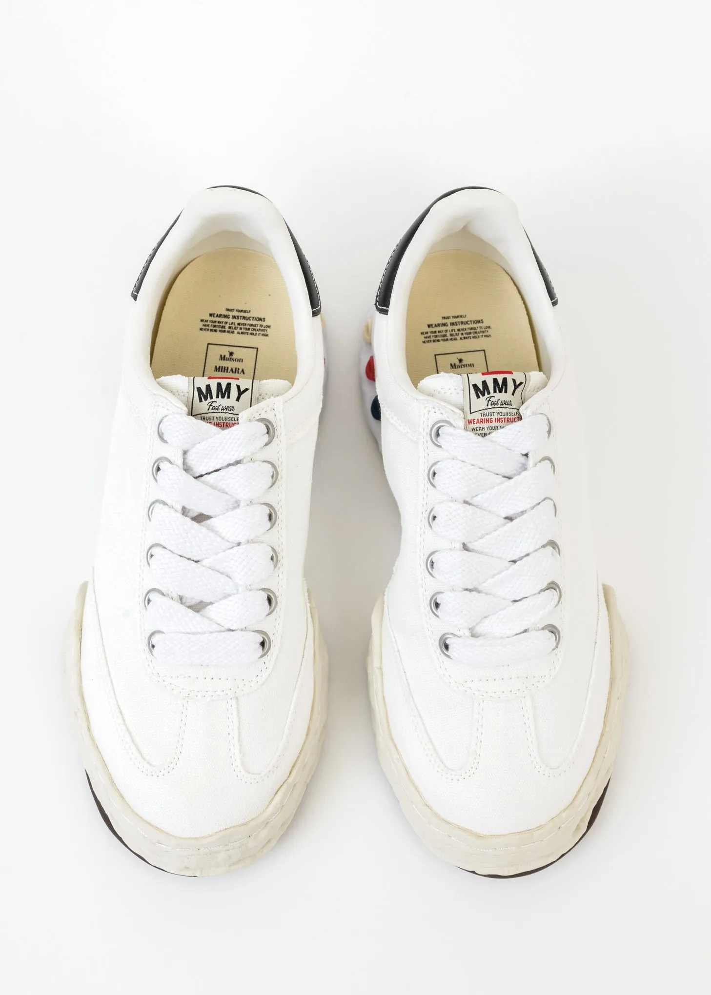 White Original Sole Canvas Low-Top Sneaker (HARBIE LOW)