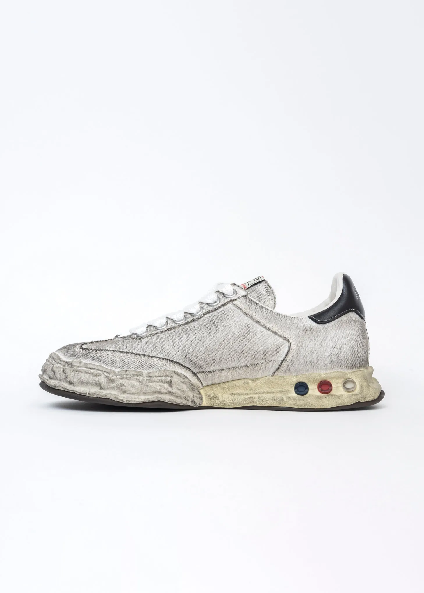 White Original Sole Canvas Low-Top Sneaker (HERBIE DIRTY)