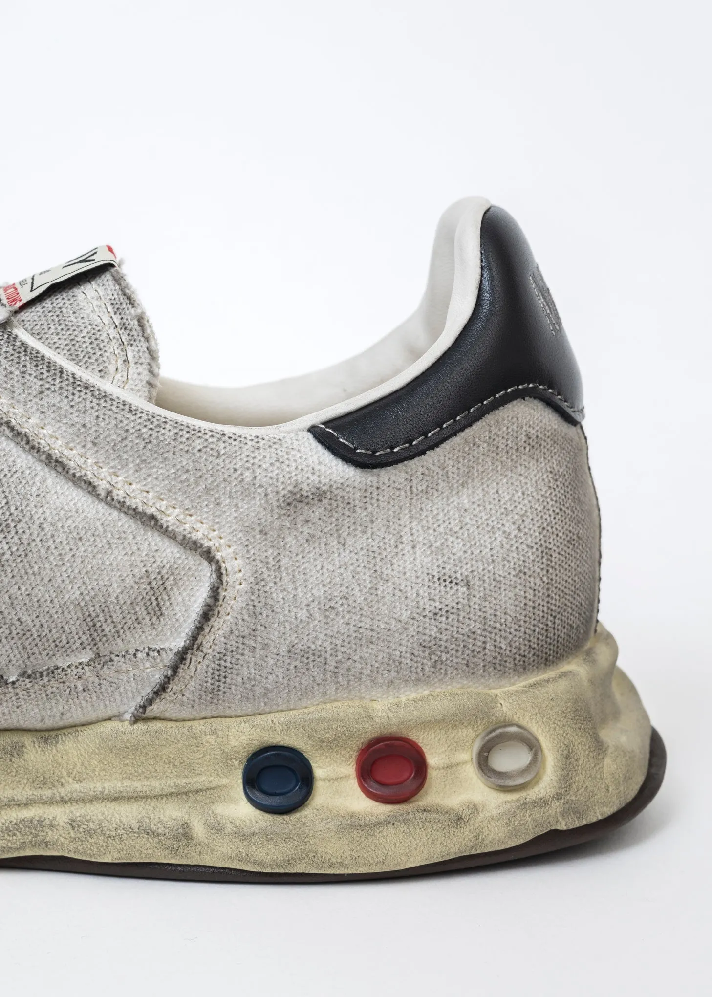 White Original Sole Canvas Low-Top Sneaker (HERBIE DIRTY)