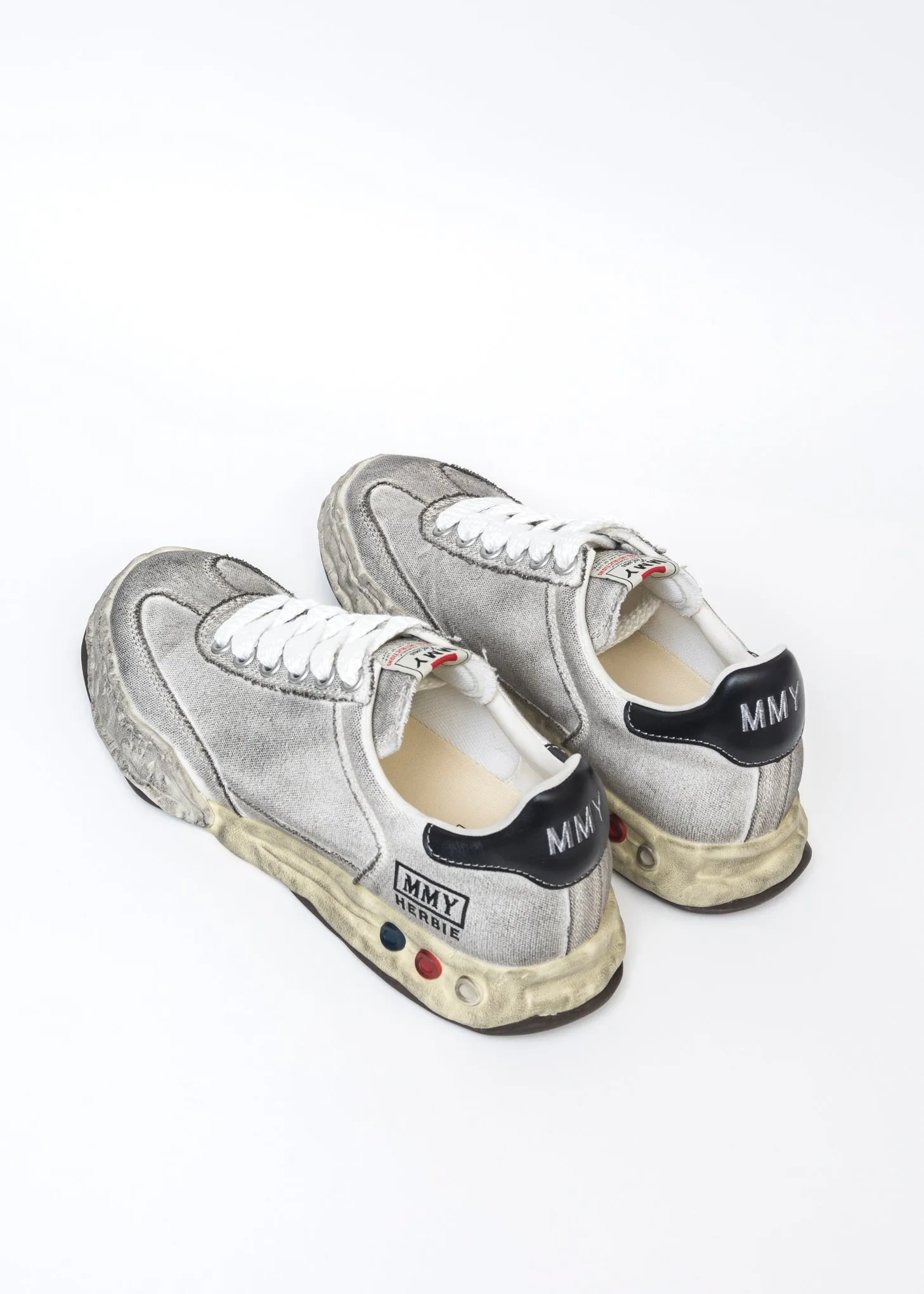 White Original Sole Canvas Low-Top Sneaker (HERBIE DIRTY)