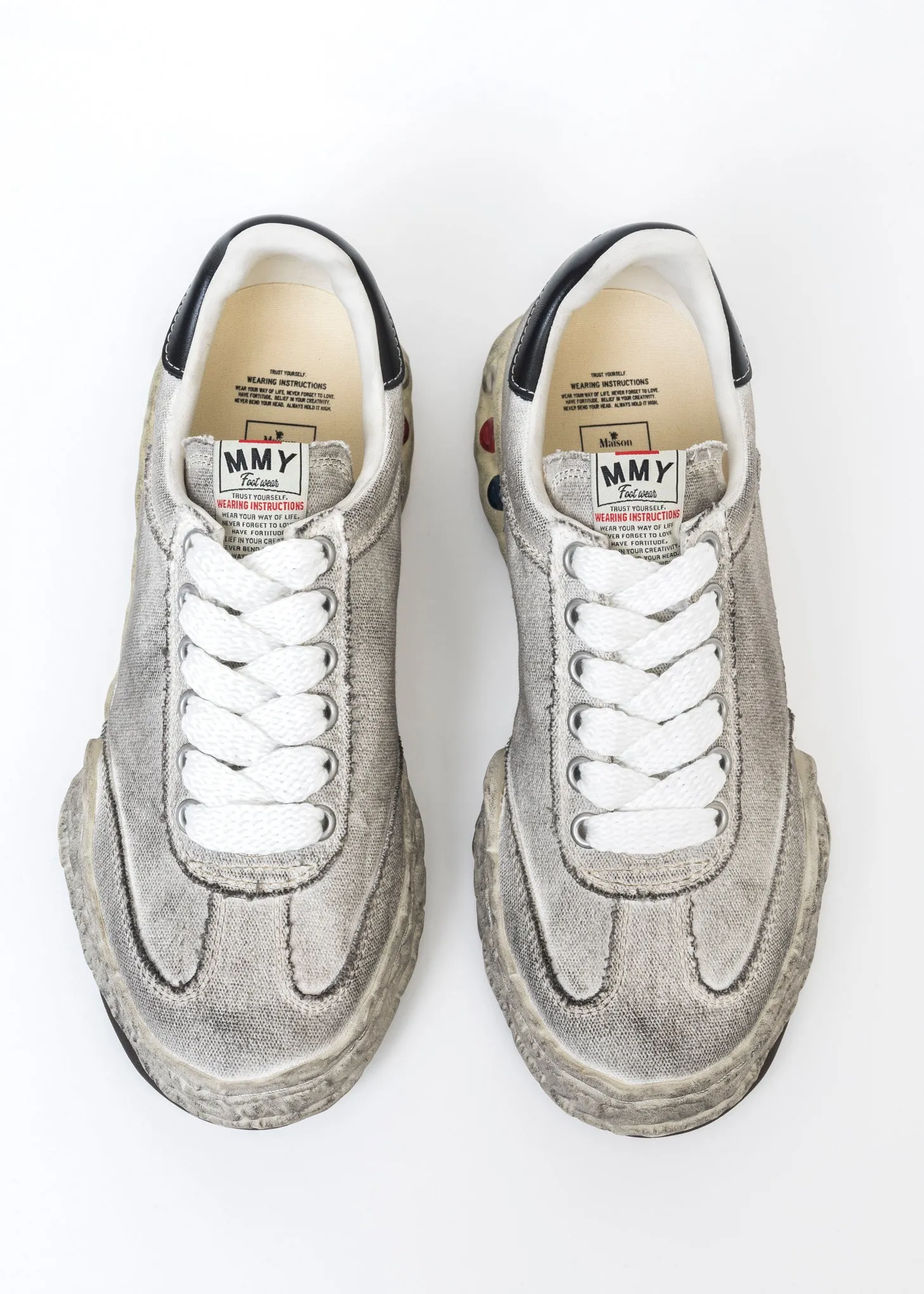White Original Sole Canvas Low-Top Sneaker (HERBIE DIRTY)