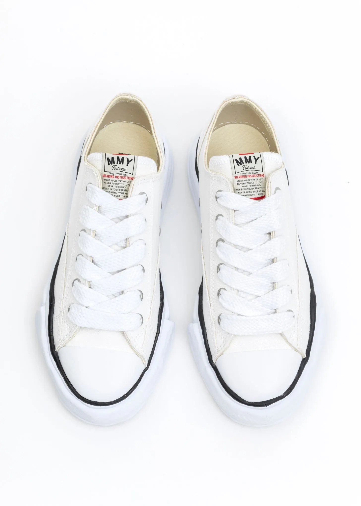 White Original Sole Canvas Lowcut Sneaker (PETERSON LOW)