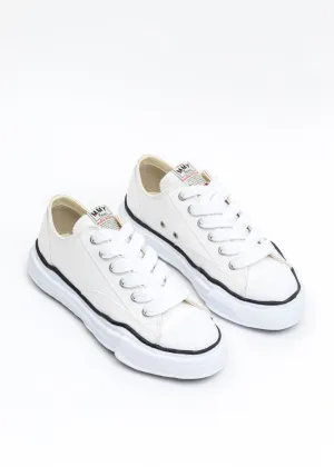 White Original Sole Canvas Lowcut Sneaker (PETERSON LOW)