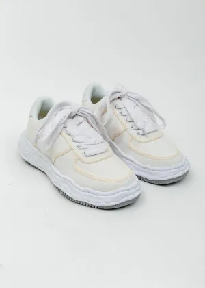White Original Sole Canvas Sneaker (WAYNE LOW)