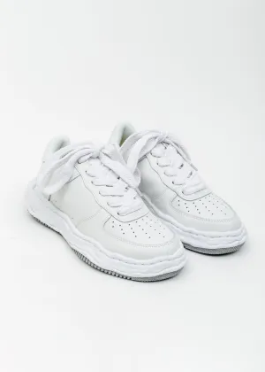 White Original Sole Leather Sneaker (WAYNE LOW)