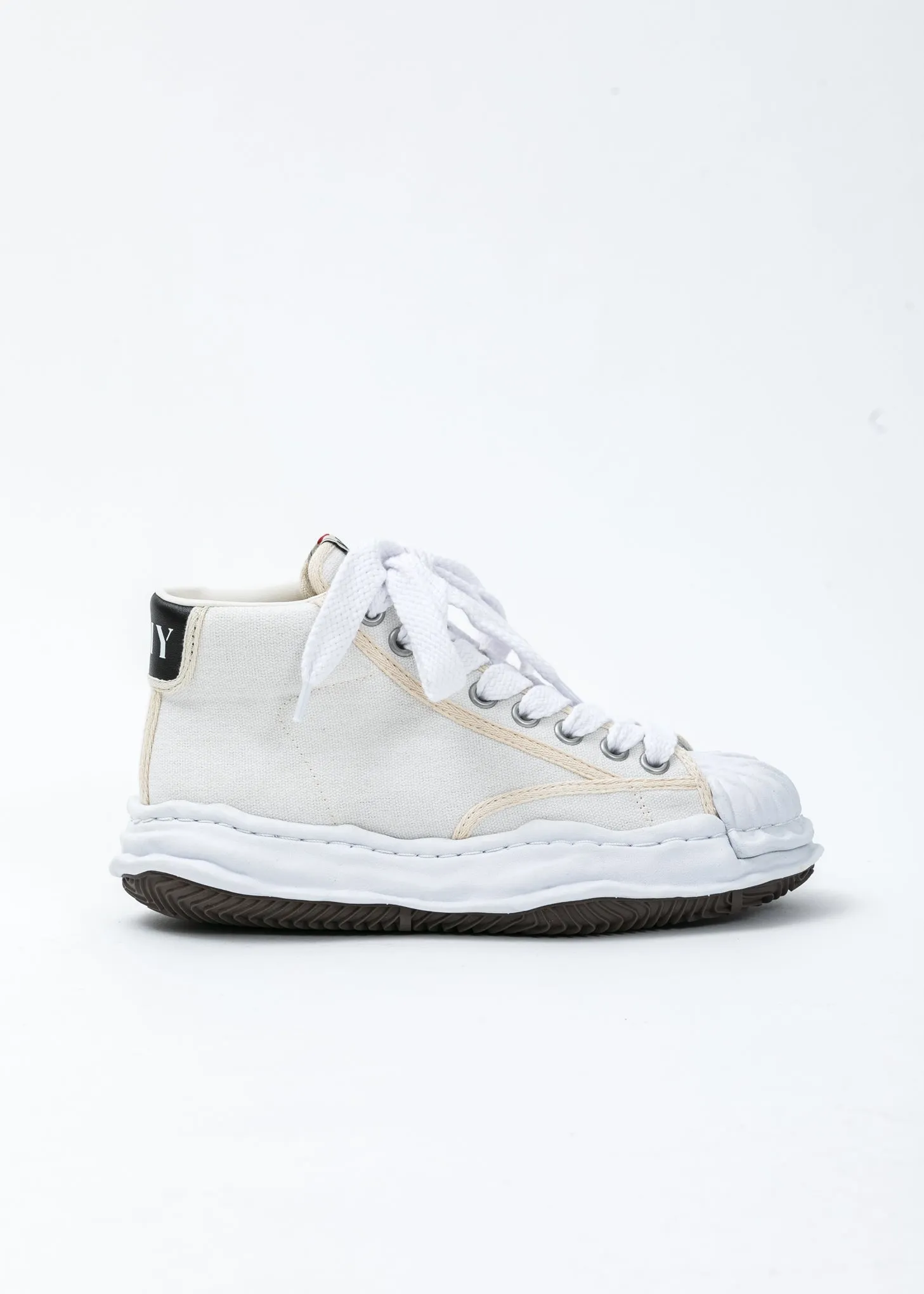 White Original STC Sole Canvas Hitop Sneaker
