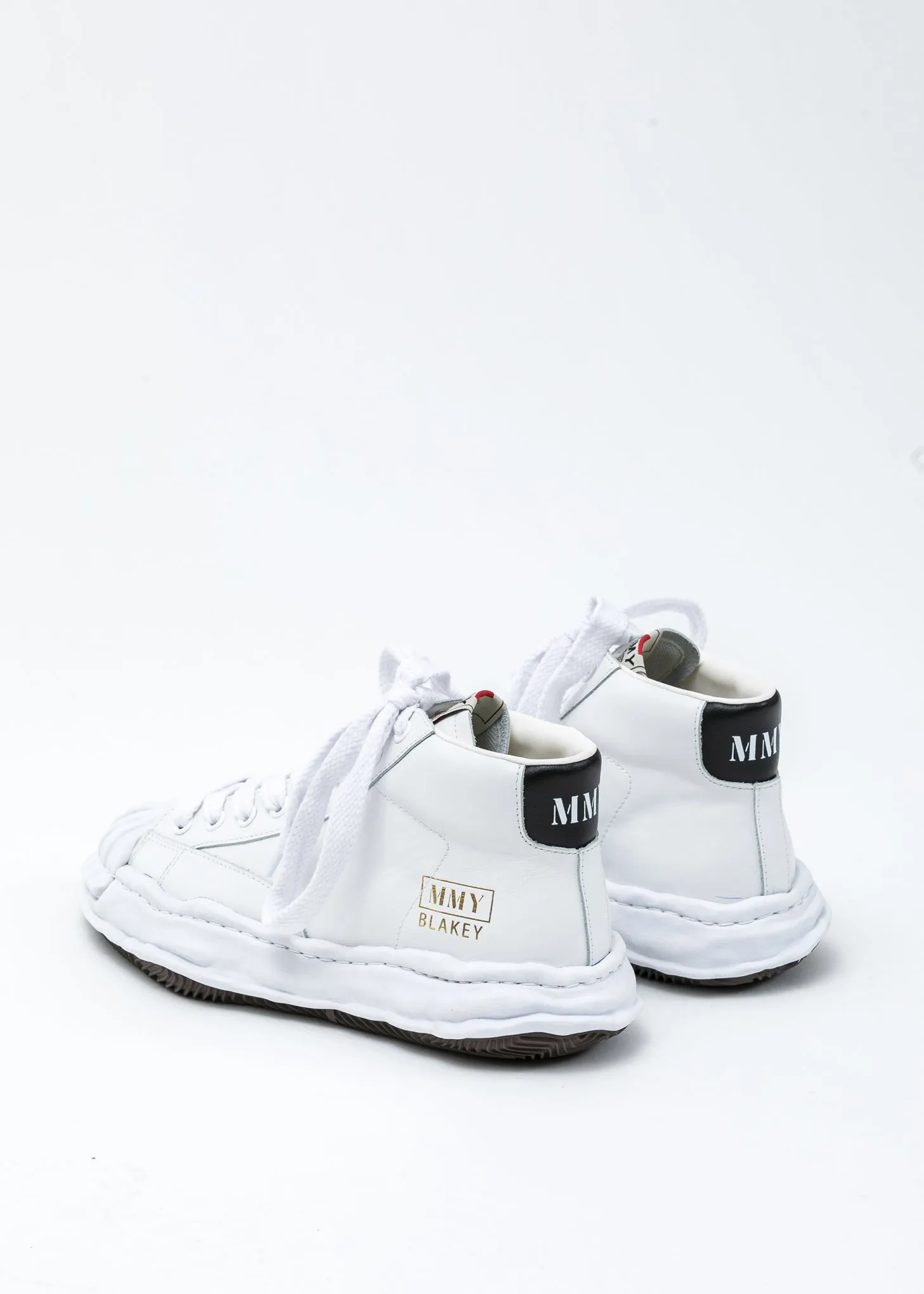 White Original STC Sole Leather Hitop Sneaker