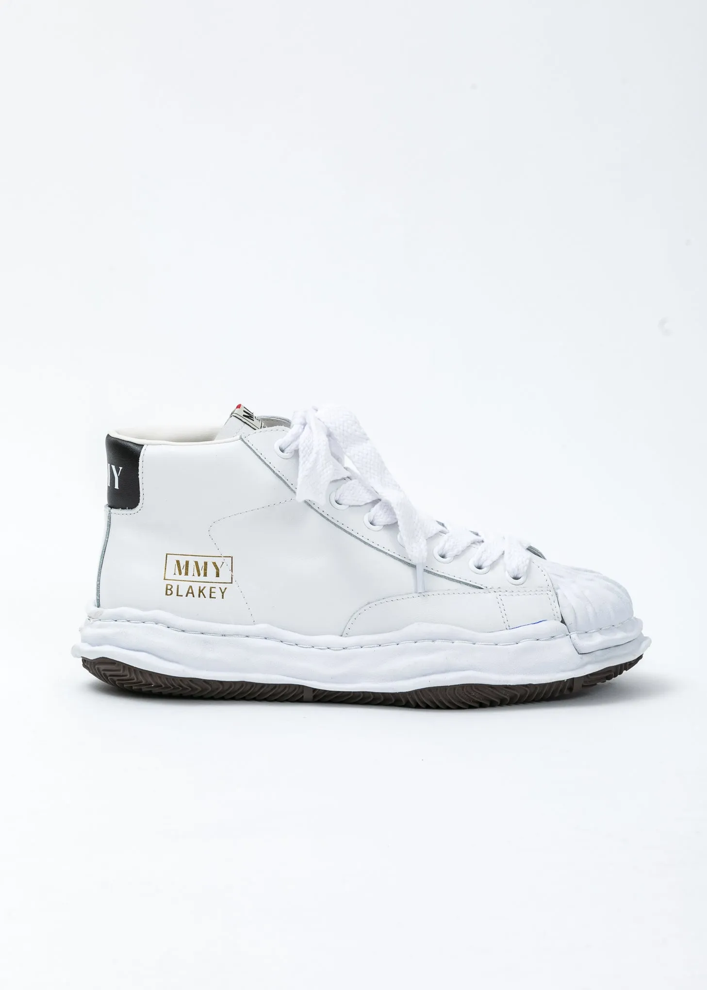 White Original STC Sole Leather Hitop Sneaker