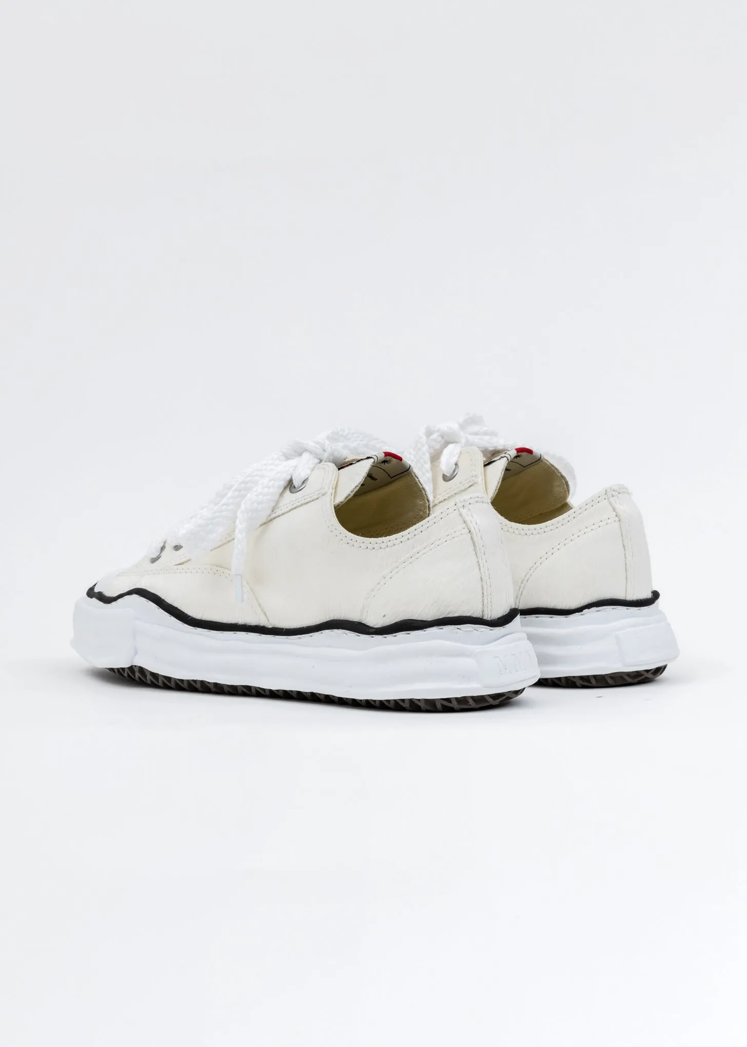 White Ponyskin Original Sole Lowtop Sneaker