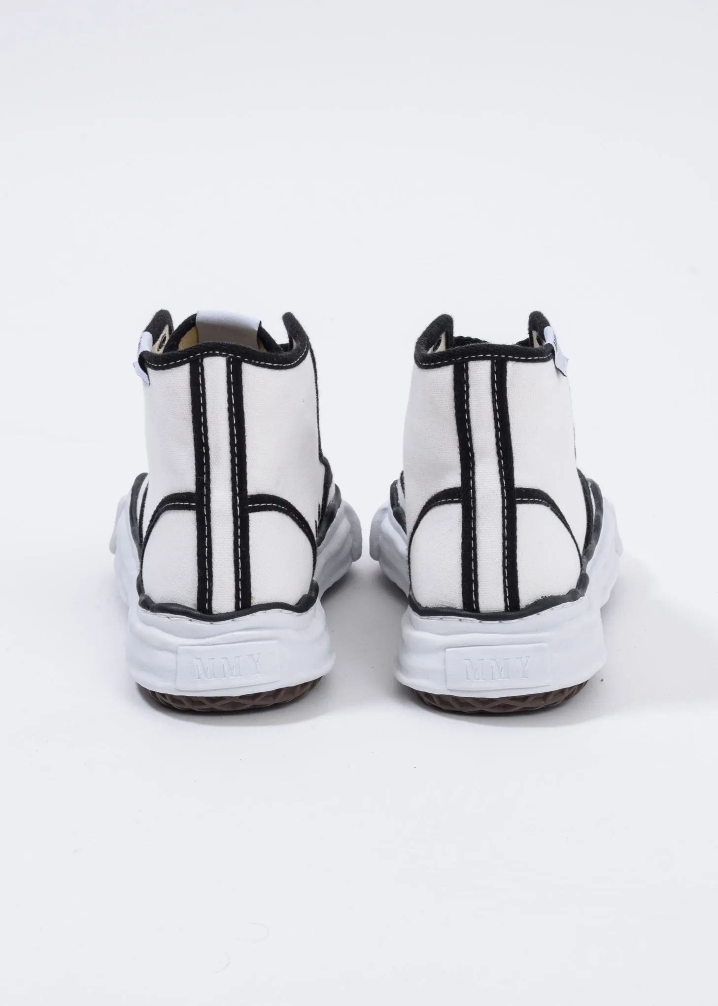 White Trick Detail Original Sole High Top Sneaker