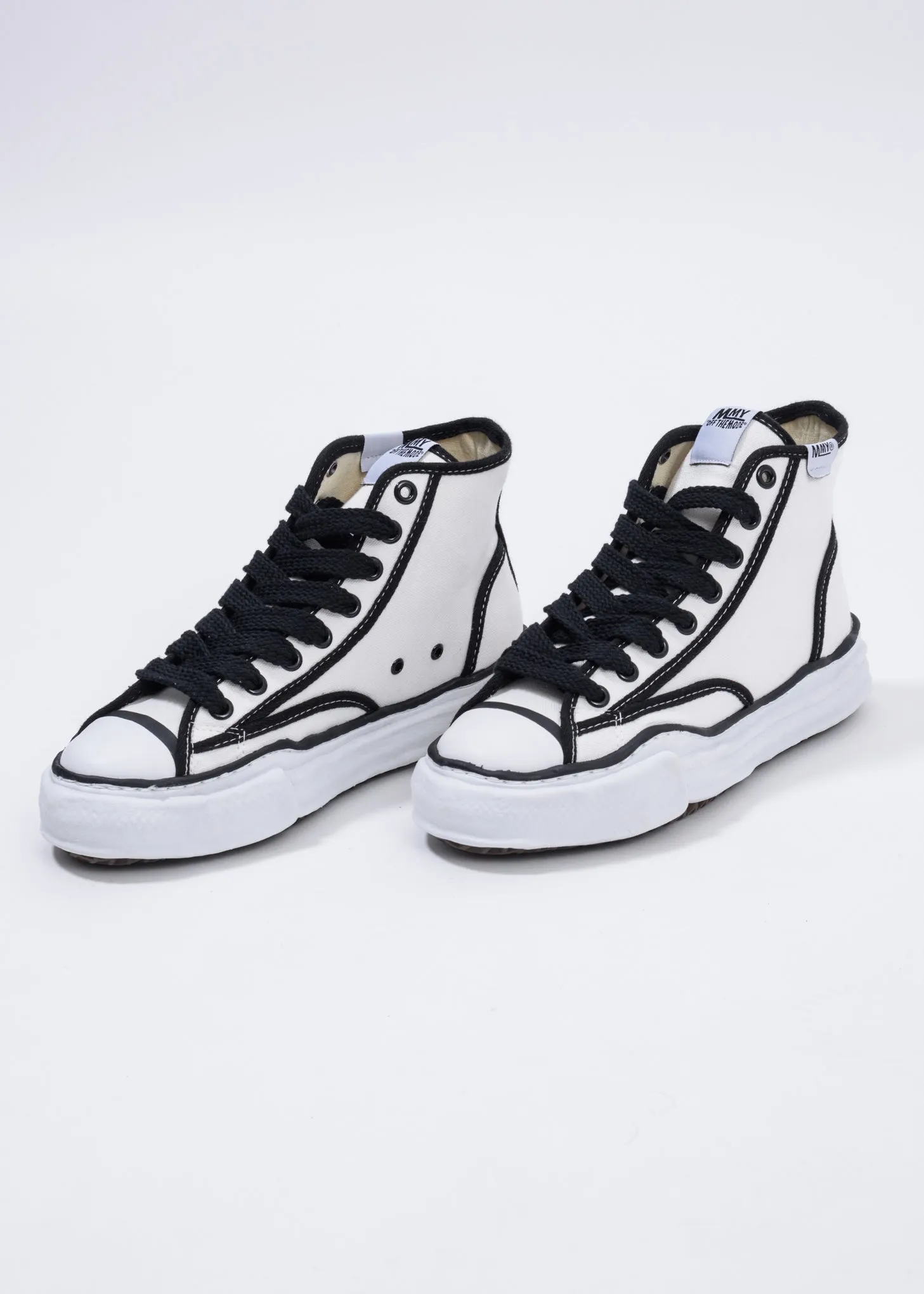 White Trick Detail Original Sole High Top Sneaker