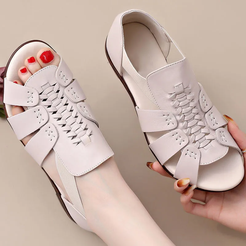 Women Slip On Casual Flat Sandals