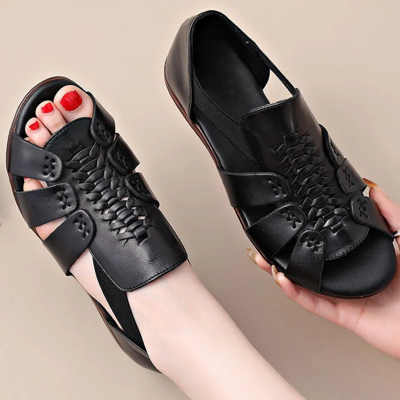 Women Slip On Casual Flat Sandals