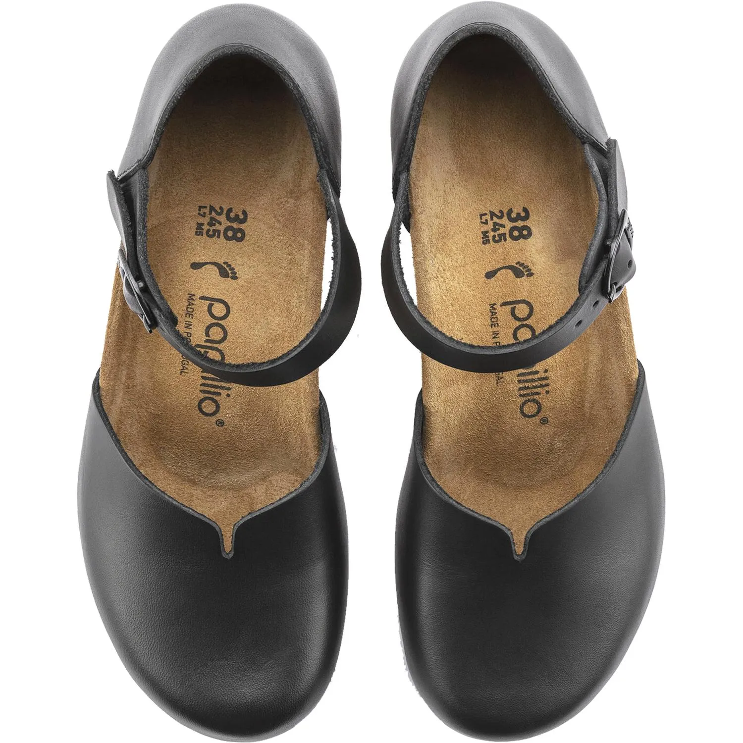 Women's Birkenstock Mary Black Leather