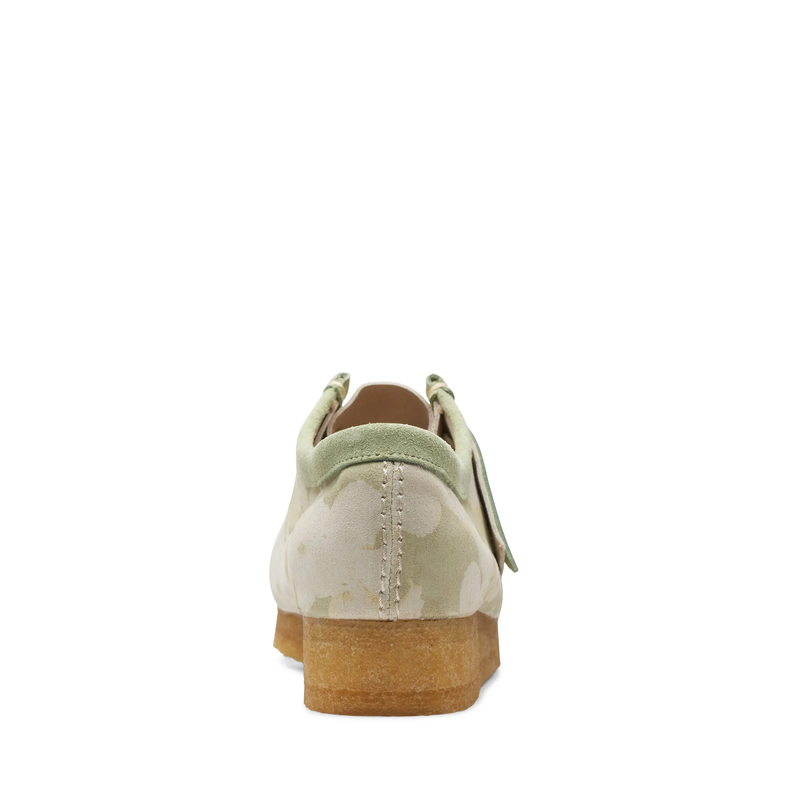 WOMEN’S CLARK ORIGINAL WALLABEE “MADE IN PORTUGAL” (GREEN FLORAL)